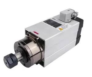 Best choice HQD 3.5kw 4.5kw 6kw 220v/380V Air-cooled Square Cnc Spindle Motor for cnc milling center