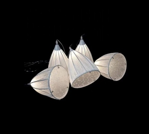 Moderno LED luce Stand per matrimonio sala <span class=keywords><strong>camera</strong></span> di semi di loto con forma di farfalla in metallo AC potenza per la decorazione di eventi - Product Image 6