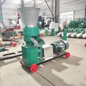 Small Fish Feed Pellet Mill Animal Poultry Feed Pellet Manufacturing Machine Chaff Cutter Machine with Diesel Engine 1 Set TF