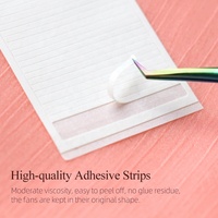 Fournitures pour extensions de cils : Support pour éventails de cils, Bandes adhésives, Cils volume Easy Fan, Éventails préfabriqués, Carte de rangement en papier