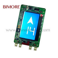 Écran LCD d'ascenseur LMBS430-XO HPIB430VRB-1 NOIR avec caractères BLANC Bimore