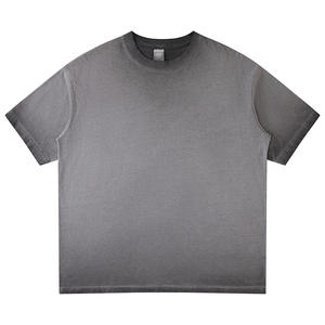 เสื้อยืดวินเทจแขนสั้นผ้าหนาสำหรับผู้ชาย พิมพ์ลายสไตล์สตรีทแวร์ ดีไซน์ยูนิเซ็กซ์ ผู้ผลิตเสื้อยืด - Product Image 5