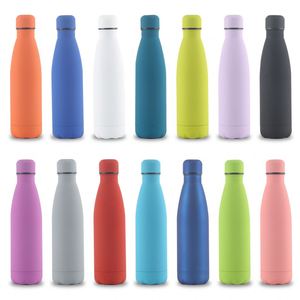 Termos de Alta Calidad con Acabado de Recubrimiento en Polvo, Botella de Agua Aislada al Vacío con Tapa y Pajita - Product Image 1