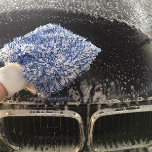 VANTUR Microfibre Mitt Car Cleaning <b>Wash</b> <b>Glove</b> Auto Detailing Polishing 18x26cm - Product Image 4