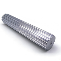 Piezas de Barra de Transmisión de Potencia de Aluminio/Acero Inoxidable Tipo Diente T2.5 T5 T10 Personalizadas en Existencia