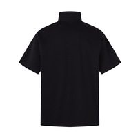 T-shirt d'été personnalisable pour hommes pour POLO et revers Nouveau patchwork à carreaux rétro américain Design simple