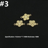 2025 Offre Spéciale 14k or rempli Double trous lune étoile fleur Zircon pendentifs connecteur breloques pour la fabrication de bijoux