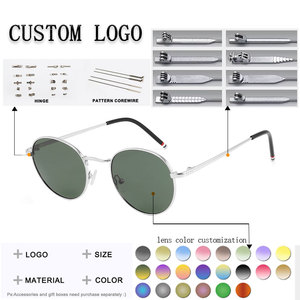 Gafas de Sol de Piloto, Ovaladas, Montura Completa, Lentes Degradadas, 100% Protección UV, Unisex, para Adultos, Uso en Exteriores - Product Image 2