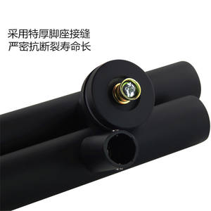 Manija de Puerta Grande de Vidrio Negro con Marco de Acero Inoxidable, Manija de Puerta con Marco de Madera y Aleación de Aluminio, Manija de Puerta sin Marco - Product Image 2