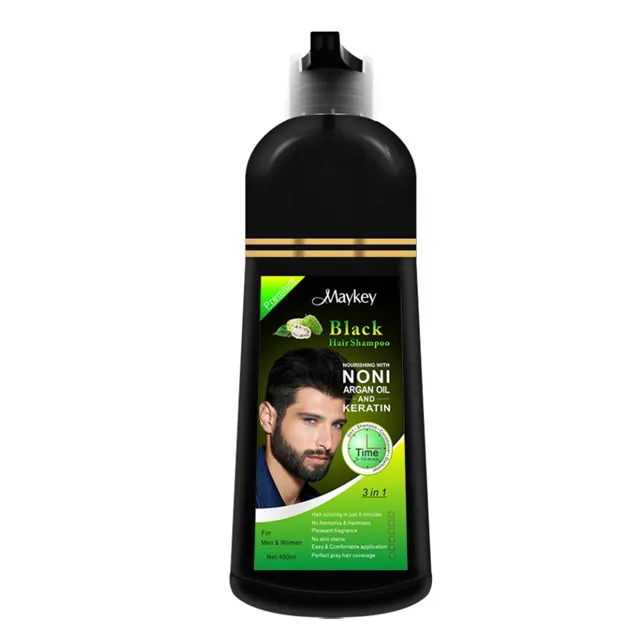 MAYKAY OEM wholesale arabic hair dye men hair black dye color shampoo
