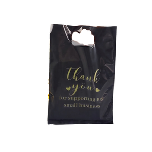 Sacs en résine PET LNX pour T-shirts avec poignée longue refermable pour lotions, soins de la peau, cosmétiques - Personnalisables pour les petites entreprises - Product Image 1