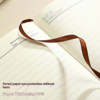 Carnet A5 personnalisable en cuir souple grain litchi, idéal pour les affaires et l'enregistrement personnel