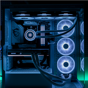 Ventilador de Difusión de Agua SilverStone Frost Knight 240/360 ARGB, Ventilador de Bajo Ruido y Alta Eficiencia ARGB Blanco/Negro - Product Image 6