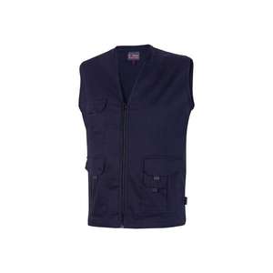 Chaleco de algodón elástico con múltiples bolsillos para mujer CHICA Westlake Blue - EAN 8033546523742 CHAQUETAS DE TRABAJO 1/2" - Product Image 1
