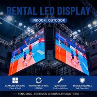 Pantalla LED de Alquiler Fácil de Instalar P2.5 2.9 P3.91 7680HZ para Eventos, Fondo de Escenario, Pantalla para Interiores y Exteriores, para Conciertos