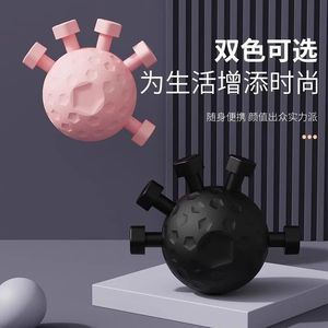 Bola de agarre para entrenamiento de cinco dedos, fortalecedor de manos portátil para masajes, fitness y salud - Product Image 1