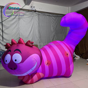 Inflable de dibujos animados Animal modelo Rosa lindo Led inflable <span class=keywords><strong>gato</strong></span> de Cheshire - Product Image 6
