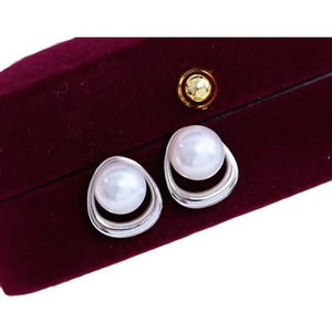 Base de Plata S925 para Accesorios de Perlas DIY, Base Simple para Joyería de Plata, Pendientes para Perlas de 5-6mm, Categoría de Producto: Pendientes de Perlas-22229 - Product Image 5