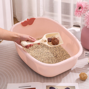 Bac à litière pour chat Harry Yaya, ouvert, carré, en PP, extra large, pour chats, accessoires pour animaux de compagnie, nettoyage, toilette - Product Image 4