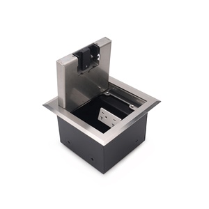 Systèmes de boîtes de sol robustes pour alimentation et données avec prises dissimulées pour sols surélevés - Product Image 1