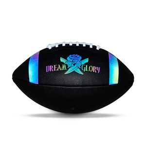 Balón de Rugby Personalizado PSYCHE, Talla 9, Precio de Fábrica, Cuero Compuesto, Balón de Fútbol Americano para Uso Oficial en Juegos OEM - Product Image 1