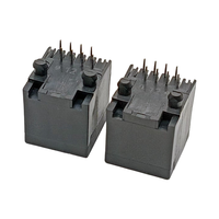 52D Vertical DIP RJ45 Todo-Plástico 8P8C Pin chapado en oro Material PBT Solderable Enchufe de red RJ45 Conector de producto Jack
