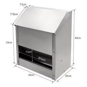 Automatic Stainless Steel Chicken and <strong>Duck</strong> Food Feeding Trough New Condition for Poultry Farm Chicken <strong>Feeder</strong> - Product Image 6
