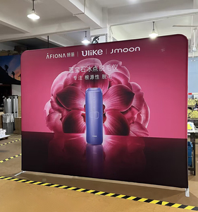 Deur Tot Deur Amerikaanse Voorraad Custom Spanning Stof Display Achtergrond Muurstands Met Afbeelding Uit China - Product Image 2