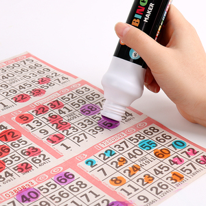 Stylo marqueur à points de 18 mm haute capacité avec applicateur à pointe éponge pour cartes de <span class=keywords><strong>bingo</strong></span>, personnalisable avec logo et couleur, pour contenants en plastique - Product Image 3
