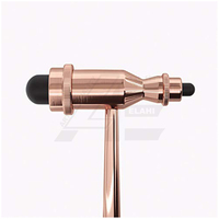 Metallic Hot Best Selling Tromner Neurological Reflex Hammer with Pointed Tip Handle Cutaneous Superficial Responses
