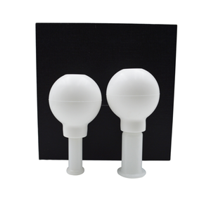 Ensemble de ventouses en verre PVC 2 en 1 pour le lifting cutané, ventouses faciales et corporelles, drainage lymphatique, <span class=keywords><strong>massage</strong></span> <span class=keywords><strong>anti</strong></span>-<span class=keywords><strong>cellulite</strong></span>, certifié CE, sécurité garantie - Product Image 2