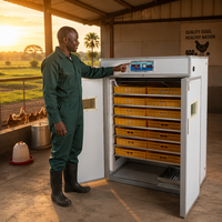 1232 oeufs entièrement automatique poulet Setter incubateur d'oeufs vente chaude incubateur d'oeufs équipement de volaille