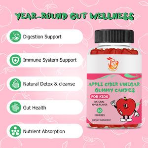 Healthcare Supplement Apple Cider Vinegar Gummies for Digestive Support Improve Immune System Pomegranate Powder Slimming Gummie - Product Image 4