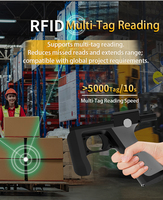 XGSun Pistol Grip UHF RFID Sled Reader Terminal Handheld Encoding Writer para un control de acceso eficiente en la logística de almacén