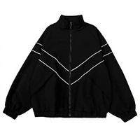Veste de randonnée en toile coupe-vent en gros, logo personnalisé, à capuche, unisexe, coupe-vent d'hiver, service OEM, veste d'extérieur