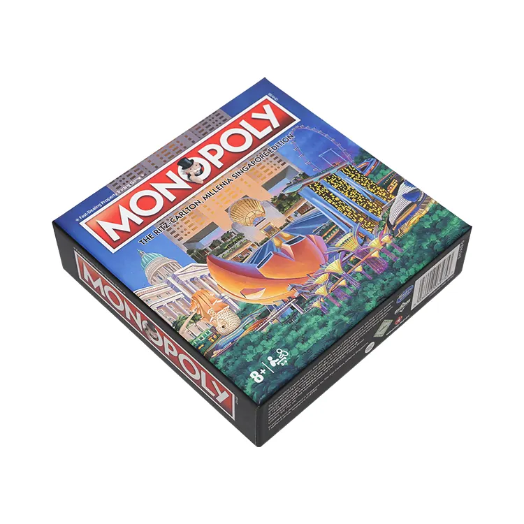 סיטונאי OEM משפחה סופר זוכה Cashflow Monopoli לוח משחק את מהדורה קלאסית