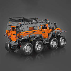 MOULD <span class=keywords><strong>KING</strong></span> 13088S <span class=keywords><strong>Shaman</strong></span> 8x8 ATV Voitures Blocs de construction Châssis 8 roues motrices Véhicule tout-terrain Modèle de briques Jouets pour enfants Cadeaux de Noël - Product Image 3