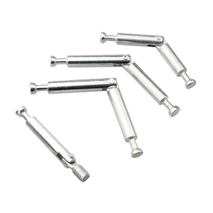 2-in-1 Double-Head Rod Connector Eccentric Wheel Office <b>Desk</b> Assembly Parts Wardrobe 3-in-1 Screw Connectors <b>Shelf</b> Supports - Product Image 1