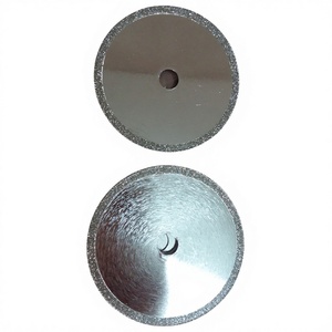 Disque de <span class=keywords><strong>découpe</strong></span> et de meulage en <span class=keywords><strong>verre</strong></span> <span class=keywords><strong>diamant</strong></span>é de qualité industrielle, super fin, épaisseur 1 mm, électroplaqué, 80 mm - Product Image 1