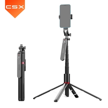 P185 1.8M Extendable Selfie Stick Tripod with Wireless Remote and
