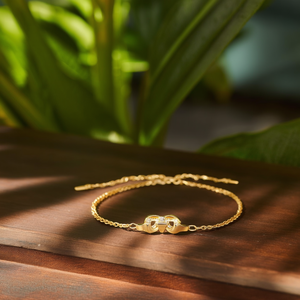 Pulsera de cuentas de acero inoxidable 316L chapada en oro PVD, sostenible, resistente, moderna, joyería de moda para mujeres y niñas, regalo. - Product Image 3