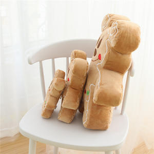 Bantal Boneka Mickey Natal 2025 Dekorasi Bantal Boneka Gingerbread Natal Dekorasi Bantal Boneka Gingerbread Manusia Gingerbread Mainan Boneka - Product Image 2