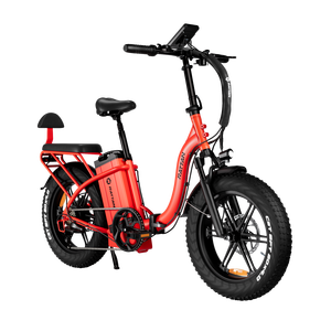 Bicicleta Eléctrica Urbana Híbrida con Marco Plegable y Llantas Gruesas, 32 <span class=keywords><strong>MPH</strong></span> de Largo Alcance, Ideal para Reparto de Comida, Gran Oferta en Europa - Product Image 5