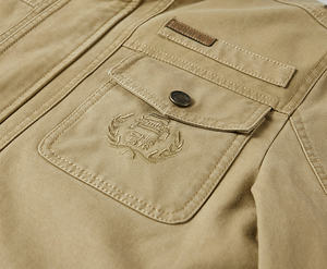 Giacca Invernale da <span class=keywords><strong>Uomo</strong></span> alla Moda, Casual, Slim Fit, Imbottita e Calda con Cerniera, Collo Alto, Maniche Lunghe - Product Image 4