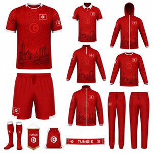 Maillot de football 2026 de l'équipe nationale de la Tunisie et de la Thaïlande, version fan, domicile et extérieur, pour hommes et femmes, qualité supérieure - Product Image 3