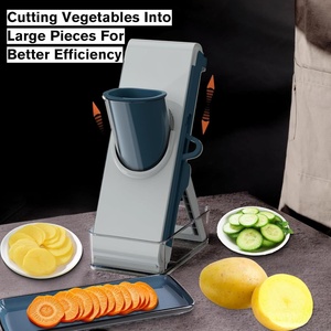 Pro <b>Multifunctional</b> Manual Food Salad Slicer Hand Shredding Machine Veggie <b>Cutter</b> <b>Vegetable</b> Chopper With Stainless Steel Blades - Product Image 2