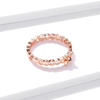 Bague en argent Sterling 925 pour femmes, motif nid d'abeille, à Texture Simple, bijou fin, BSR159