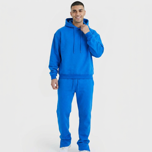 Wholesale Unisex Streetwear 100% Cotton Tracksuit Customized Logo Acid Wash 2 in 1 Running Outdoor Jogging <b>Set</b> Lightweight - Product Image 1