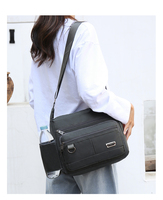 Sac à bandoulière décontracté en tissu Oxford pour hommes Nouveau sac à main horizontal tendance Mallette de messager d'affaires