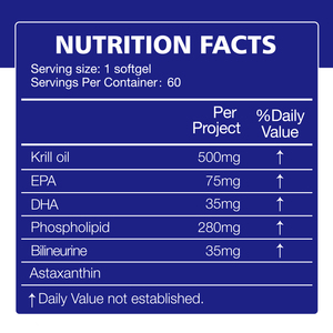 Supplément d'huile de krill OEM de marque privée contenant des oméga-3 DHA, EPA et des gélules d'huile de krill d'astaxanthine - Product Image 2